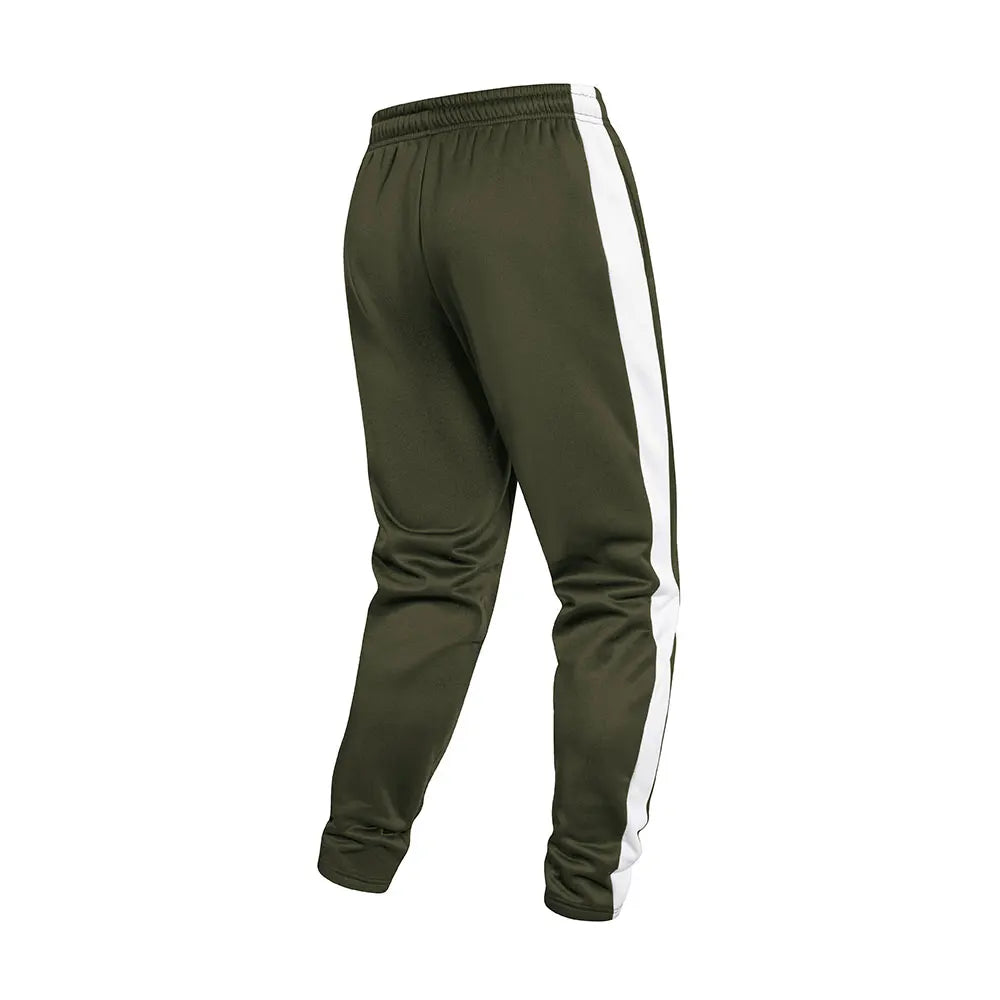Men's Casual Tracksuit Zip Up Stand Collar Jacket & Sweatpants Classic Striped Suit for Men Fall Winter Daily Outdoor Streetwear