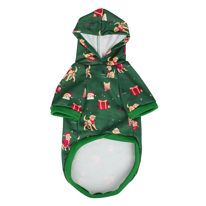 Festive Pet Christmas Holiday Hoodie