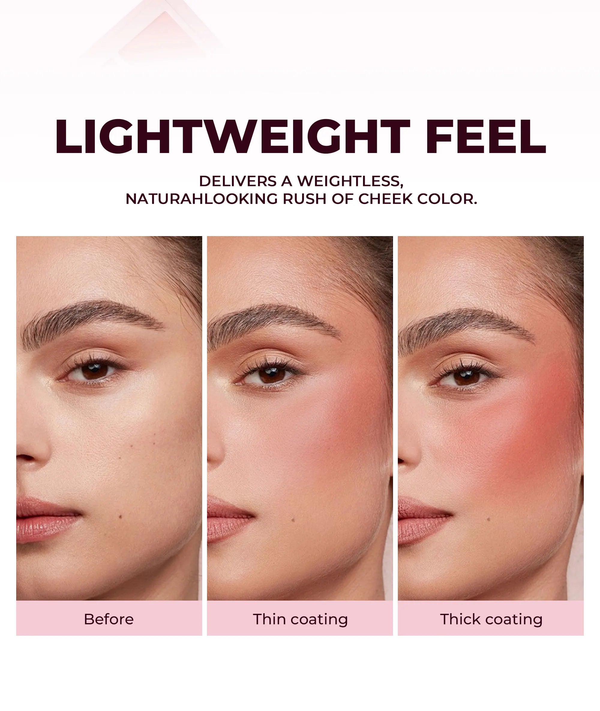 Matte Blush Palette Highly Pigmented Long Lasting Face Makeup Natural Finish Brighten Skin Contour Highlight Powder