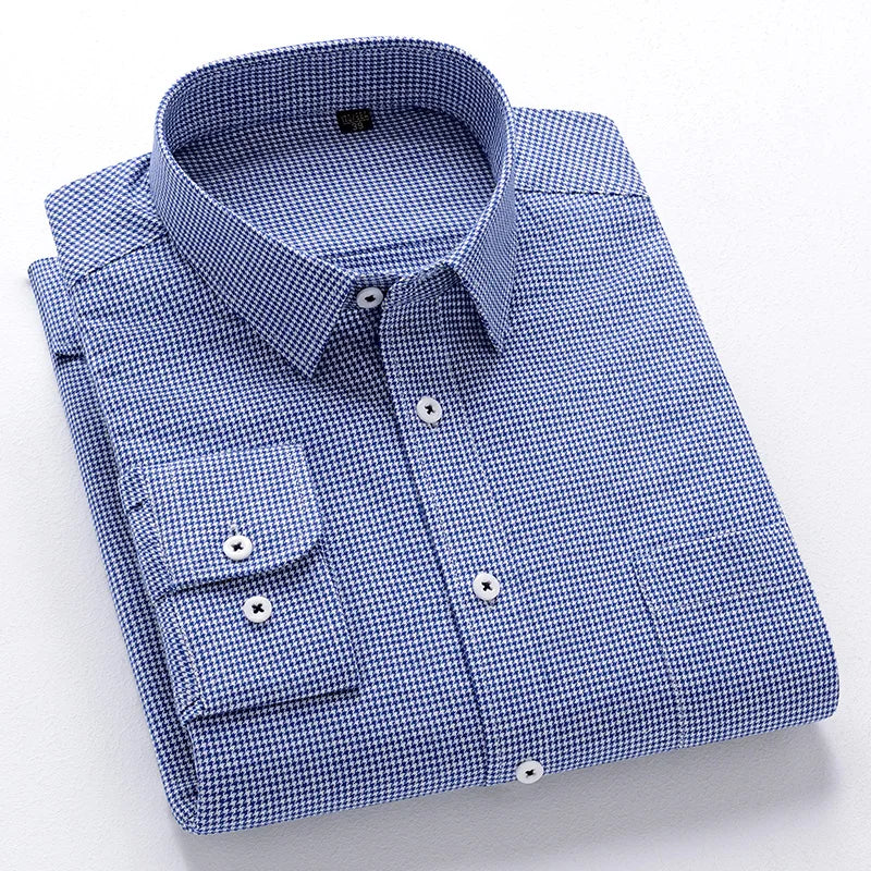 Striped Cotton Long Sleeve Shirt