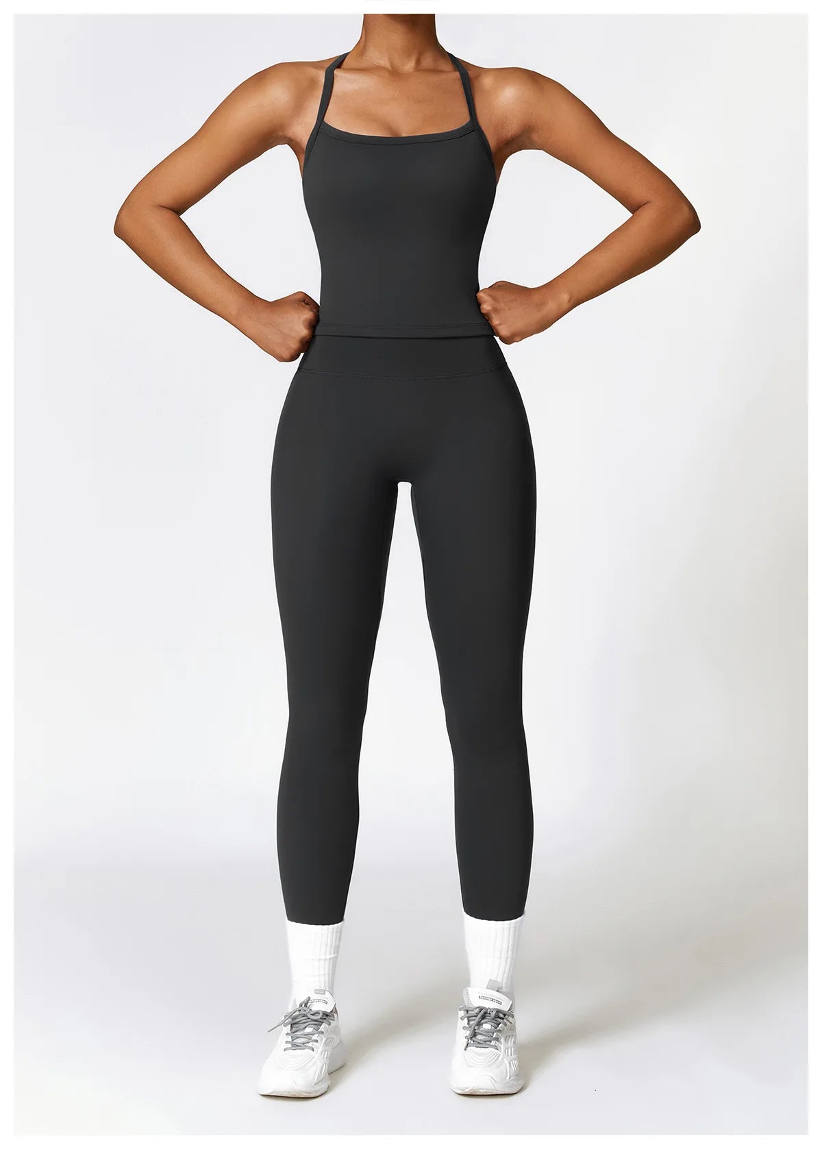Fitness Leggings High Rise Hip Lift Brushed Soft Material For Ladies Outdoor Elastic Slim Fit Outer Wear Sports Tight Pants