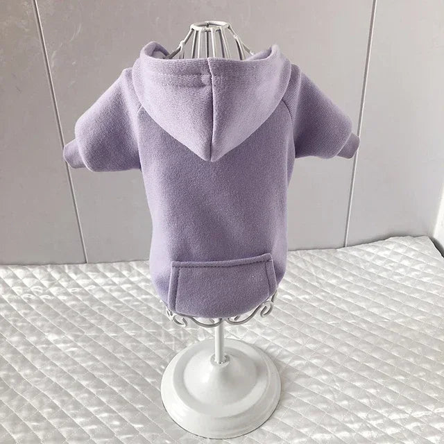 Cozy Pocket Dog Hoodie Coat
