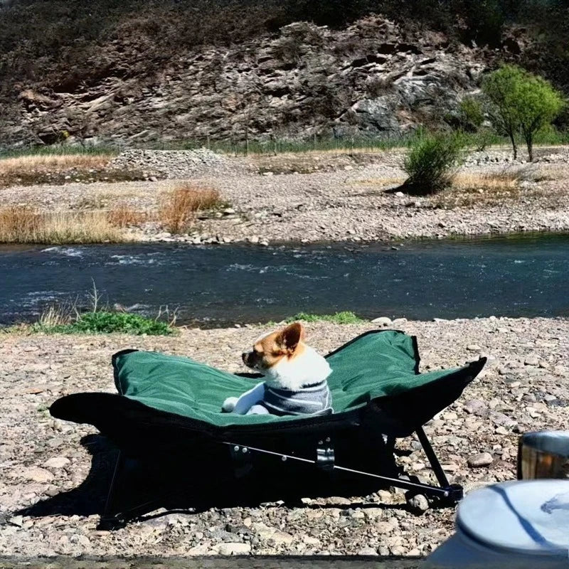 Foldable Outdoor Pet Bed Waterproof Detachable Kennel with Bite Resistant Comfort Pad for Dogs Cats Camping Travel Pet Supplies