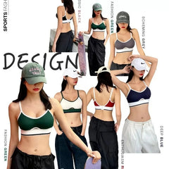 Sports Bra For Women With Small Breasts, Push-up Bra For Beautiful Back, Showing Large Breasts, Shock-proof Bra Without Rims