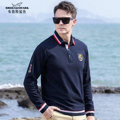 Thick Cotton Embroidered Polo Shirt