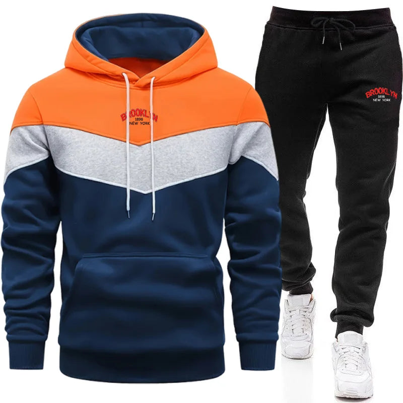 Men’s Autumn–Winter Sporty Jogger Set