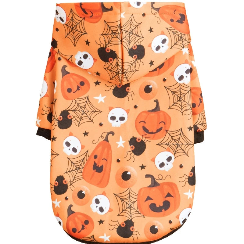 Halloween Print Pet Hoodie Sweatshirt