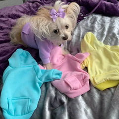 Cozy Pocket Dog Hoodie Coat