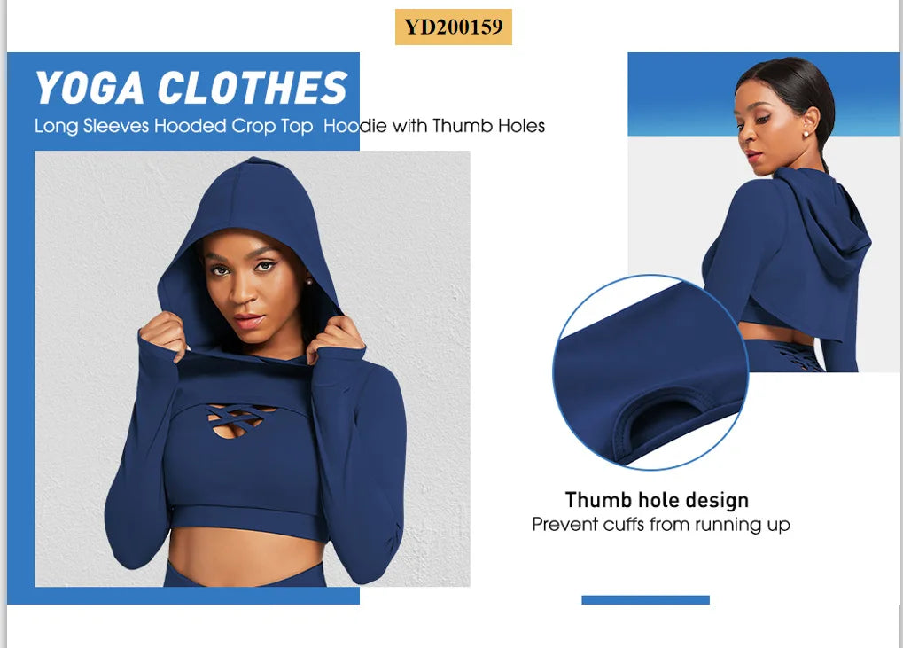 Ensemble Female 3 Pieces Yoga Set Gym Workout Clothes for Women Sport Long Sleeve Hoodie Sweater Active Wear Sport Set Tracksuit