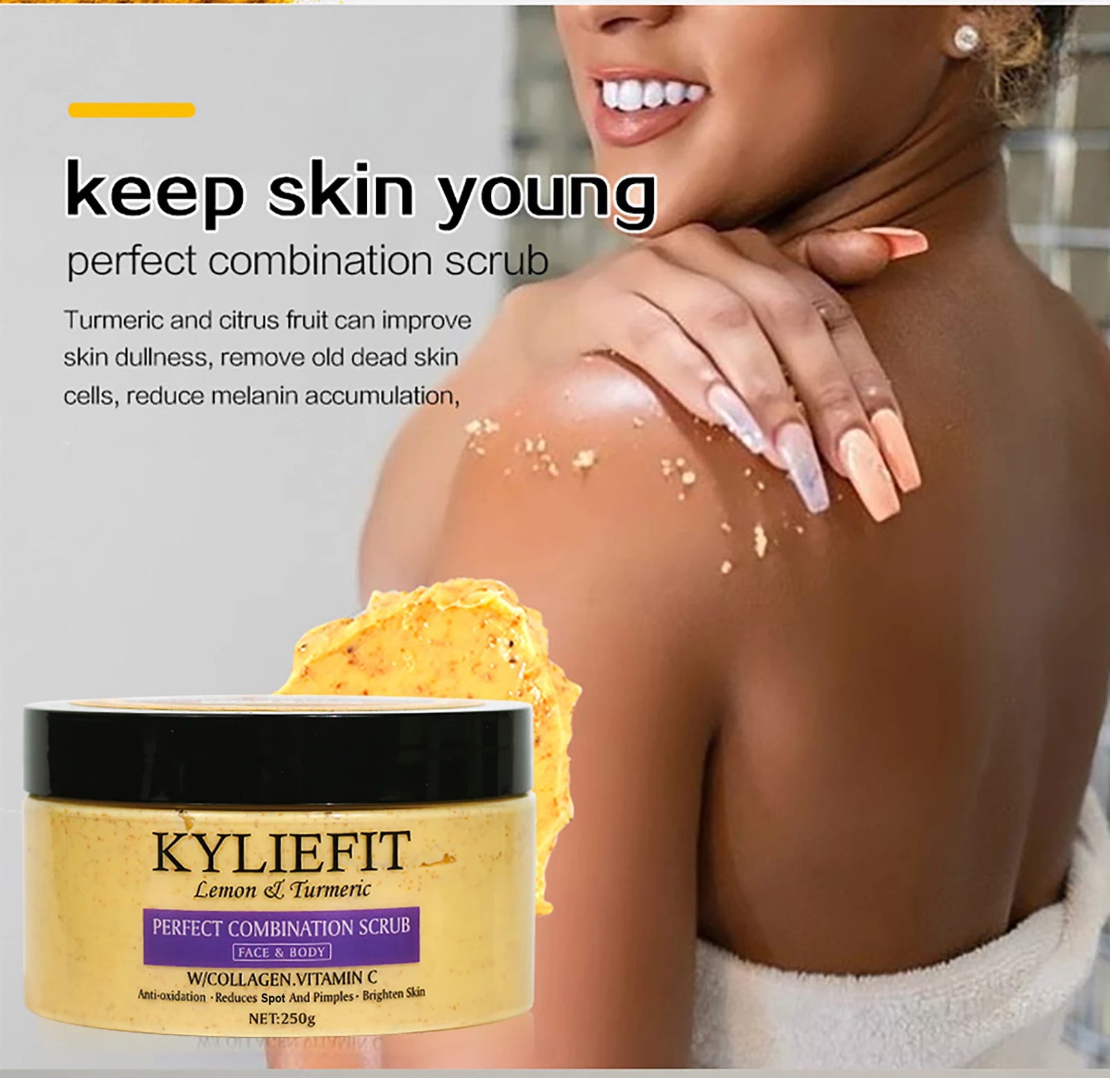 Organic Turmeric Brightening Skincare Set
