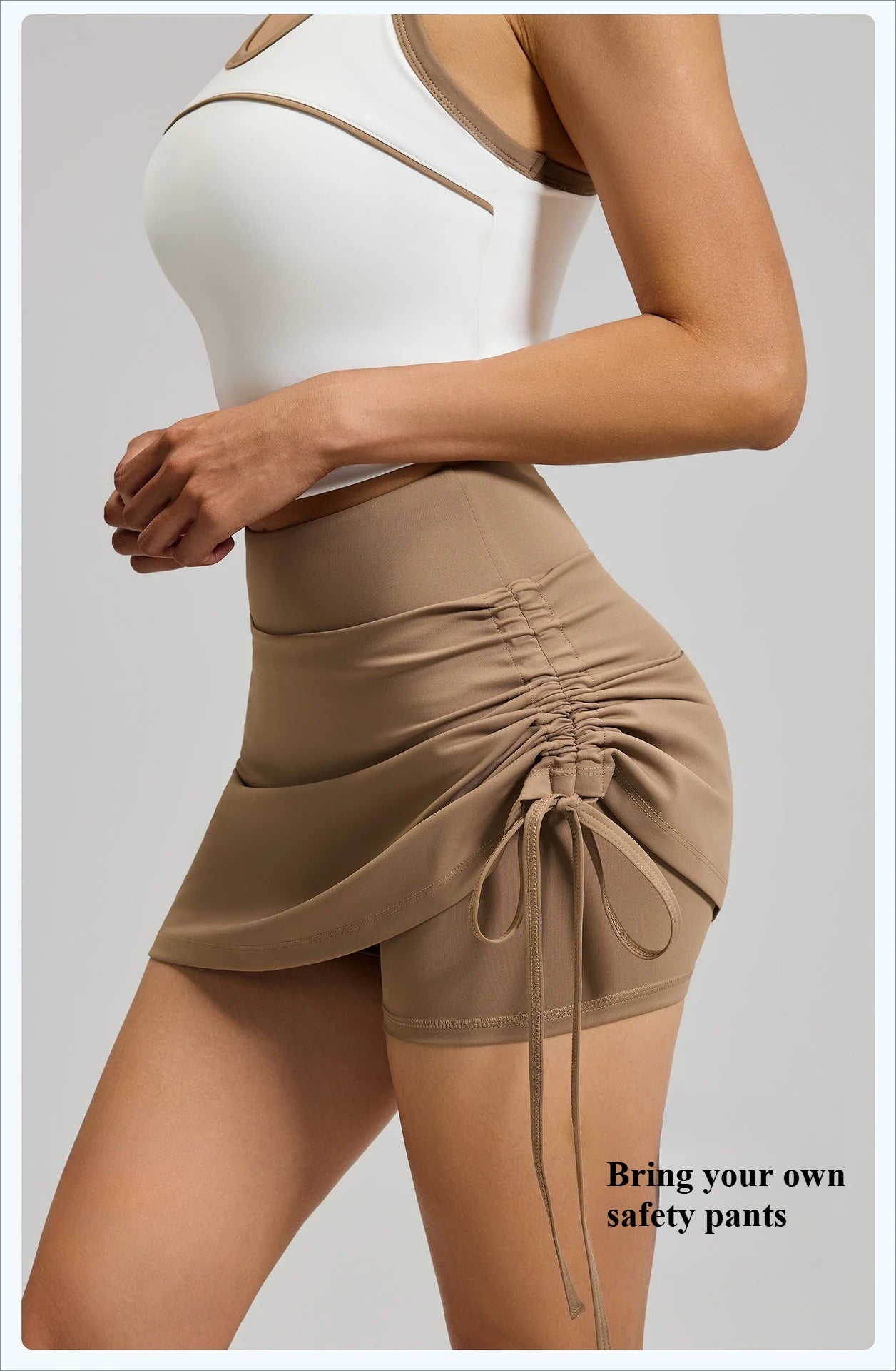 High Elastic Sports Skirt Shorts