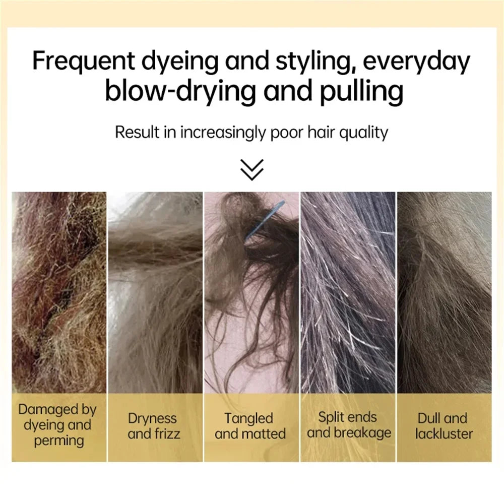 Caviar Keratin Hair Mask 5 Seconds Repair Damaged Frizzy Hairs Soft Smooth Shiny Nutrition Deep Moisturize Nourishing Hair Care
