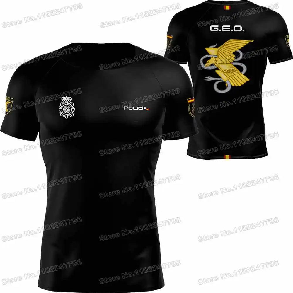 2025 Spain T Shirt Men Outdoor Shirts CNP Clothing Training Tops Downhill MTB Jersey Running Sportswear