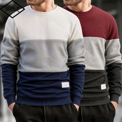 Thick Patchwork Knit Pullover