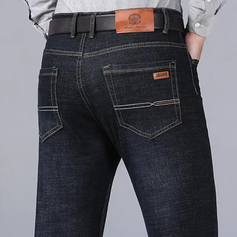 Slim Straight Business Denim