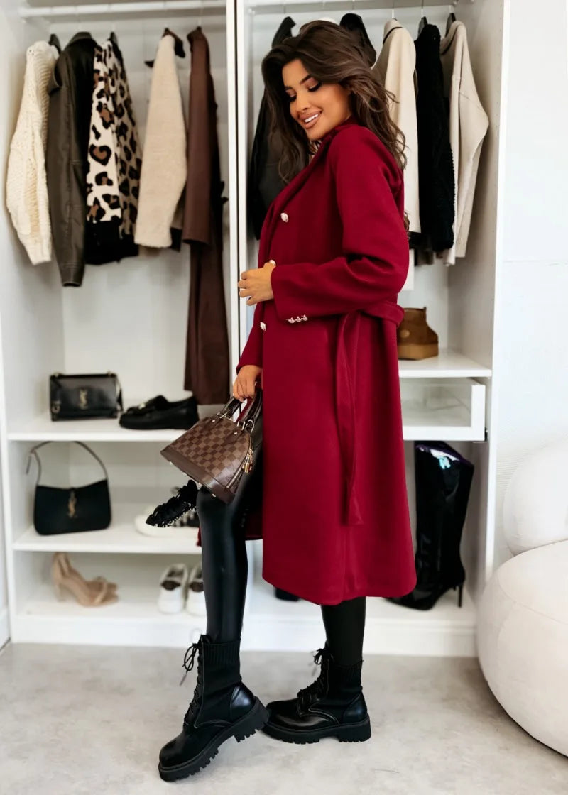 Vintage Double Breasted Wool Trench