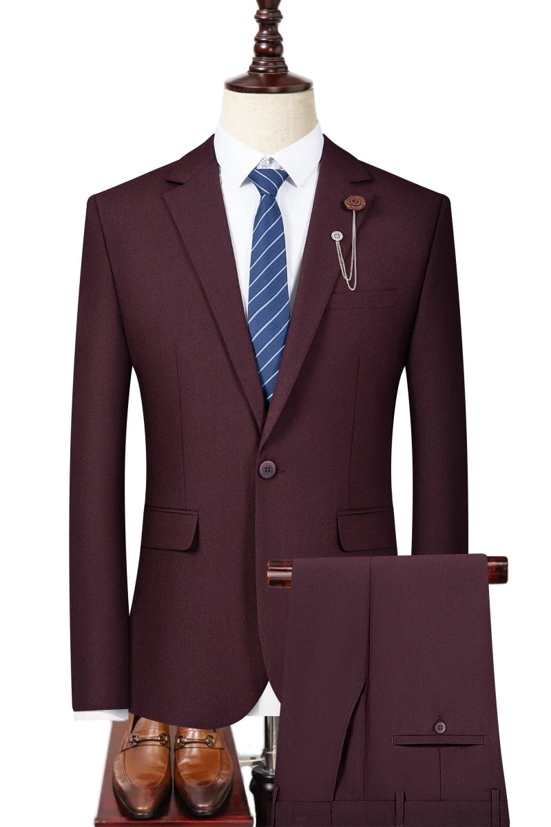 Modern Wedding Business Suit Set