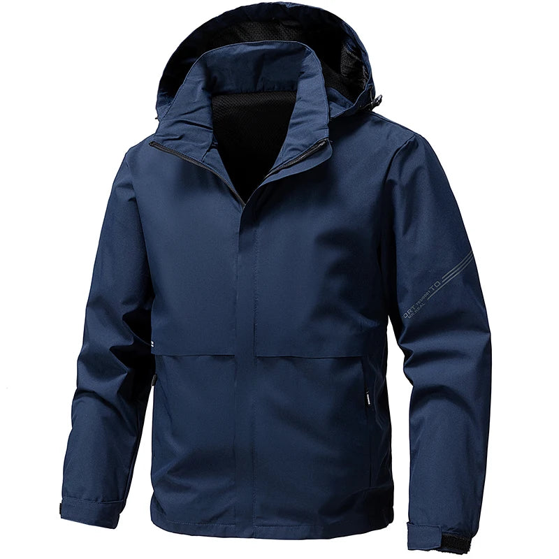 Waterproof Outdoor Hooded Men Jacket