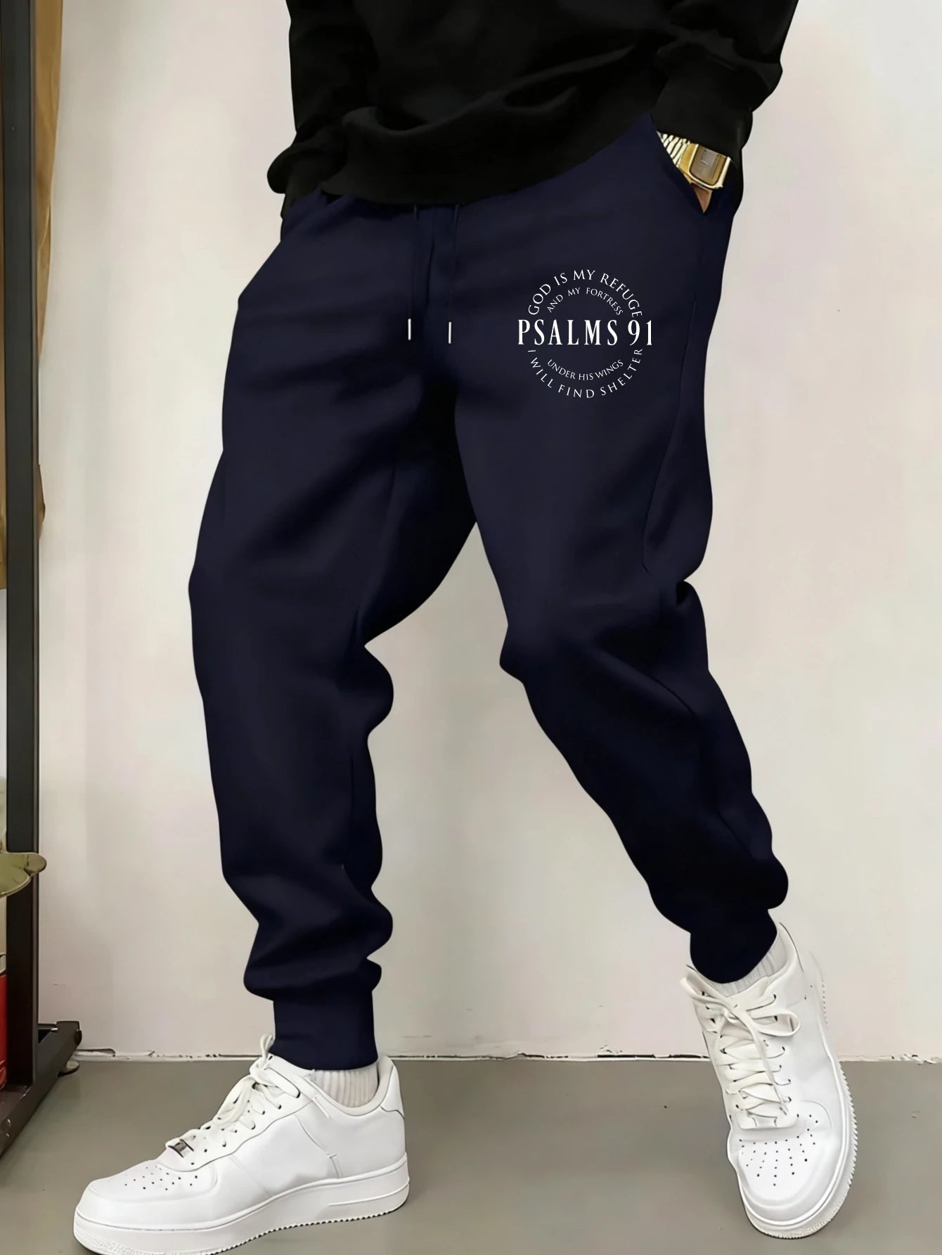 Men & Women Jogger Pants, Tapered Leg Loose Elastic Cuffs Sports Trousers, Warm Casual Sportswear For Winter Gym Fitness