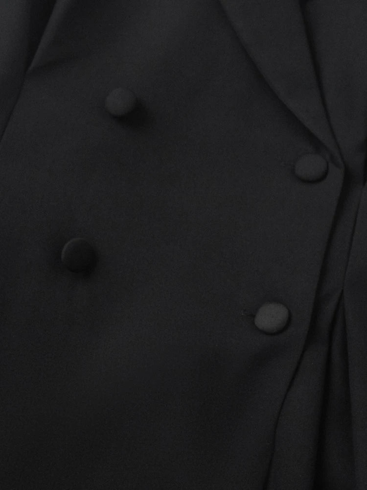 TITLE: Sophisticated Chic Blazer Dress Option
