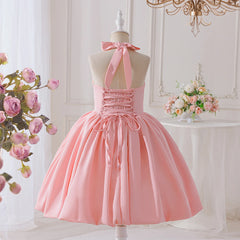 Elegant Bridesmaid Princess Girls Dress