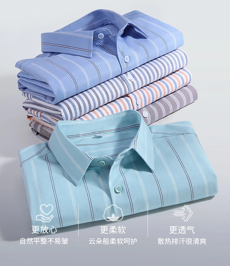 Oversized Cotton Oxford Short Shirt