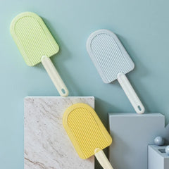 Dual-Sided Pet Grooming Brush: Detangling & Shedding Tool on One Side, Gentle Massage Bristles on the Reverse - for Pets