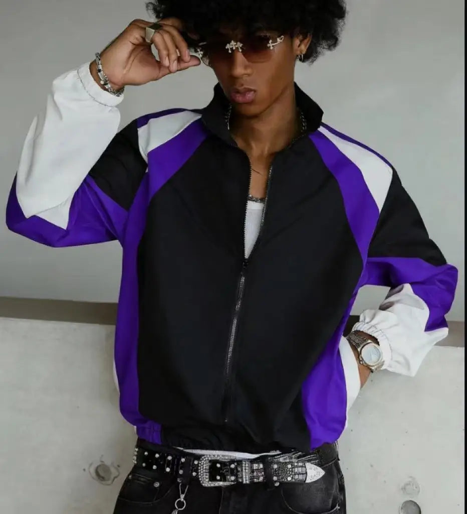 Lightweight Color Block Jacket