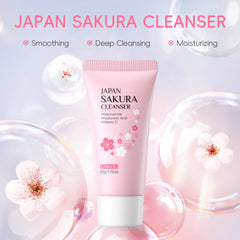 LAIKOU Japanese Sakura Skin Care Set - Hydrating Nourishing Moisturizing Soften Rough Skin for Radiant Complexion