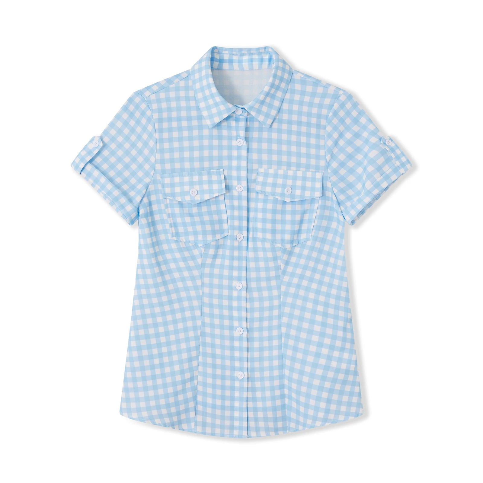 Plaid Texture Blouse