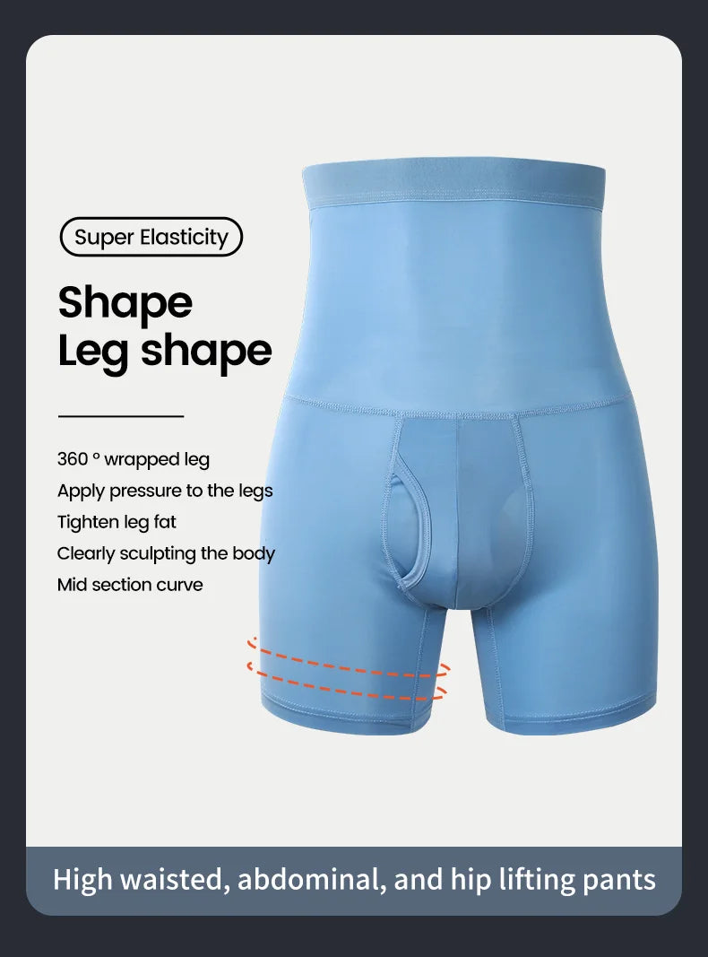 High Waist Sports Boxer Shorts