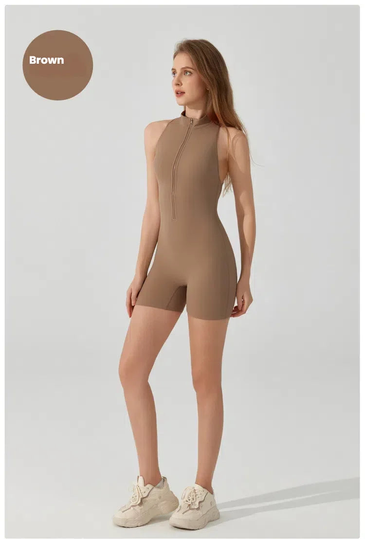 Sporty V Cut Yoga Jumpsuit