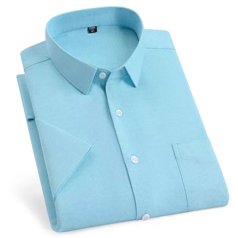Oversized Cotton Oxford Short Shirt
