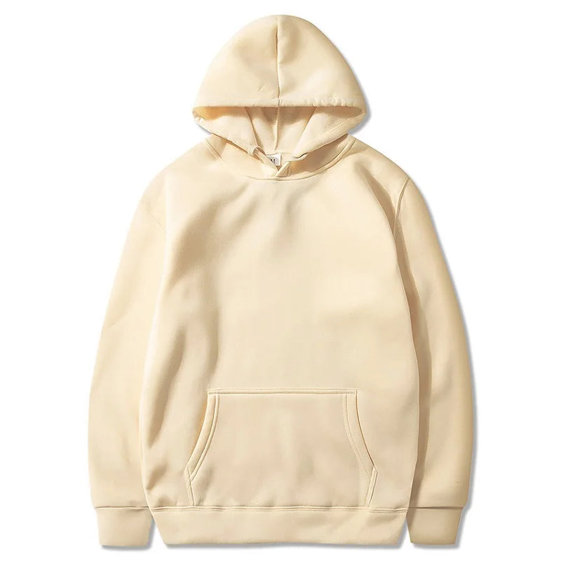 Blank Fleece Pullover Hoodies Unisex Wholesale Hip Hop 11 Color Hooded Sweatshirt Men Cheap Fashion Black Hoodie For Men