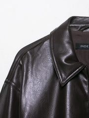 Faux Leather High Street Jacket