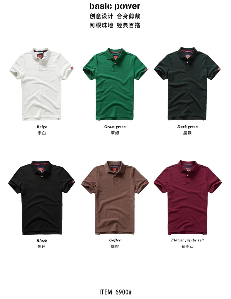 Embroidered Cotton Casual Summer Polo