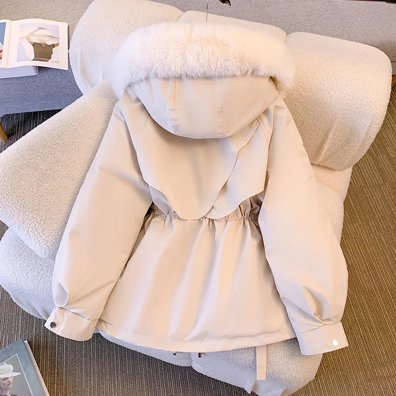 Fleece Lined Hooded Winter Puffer