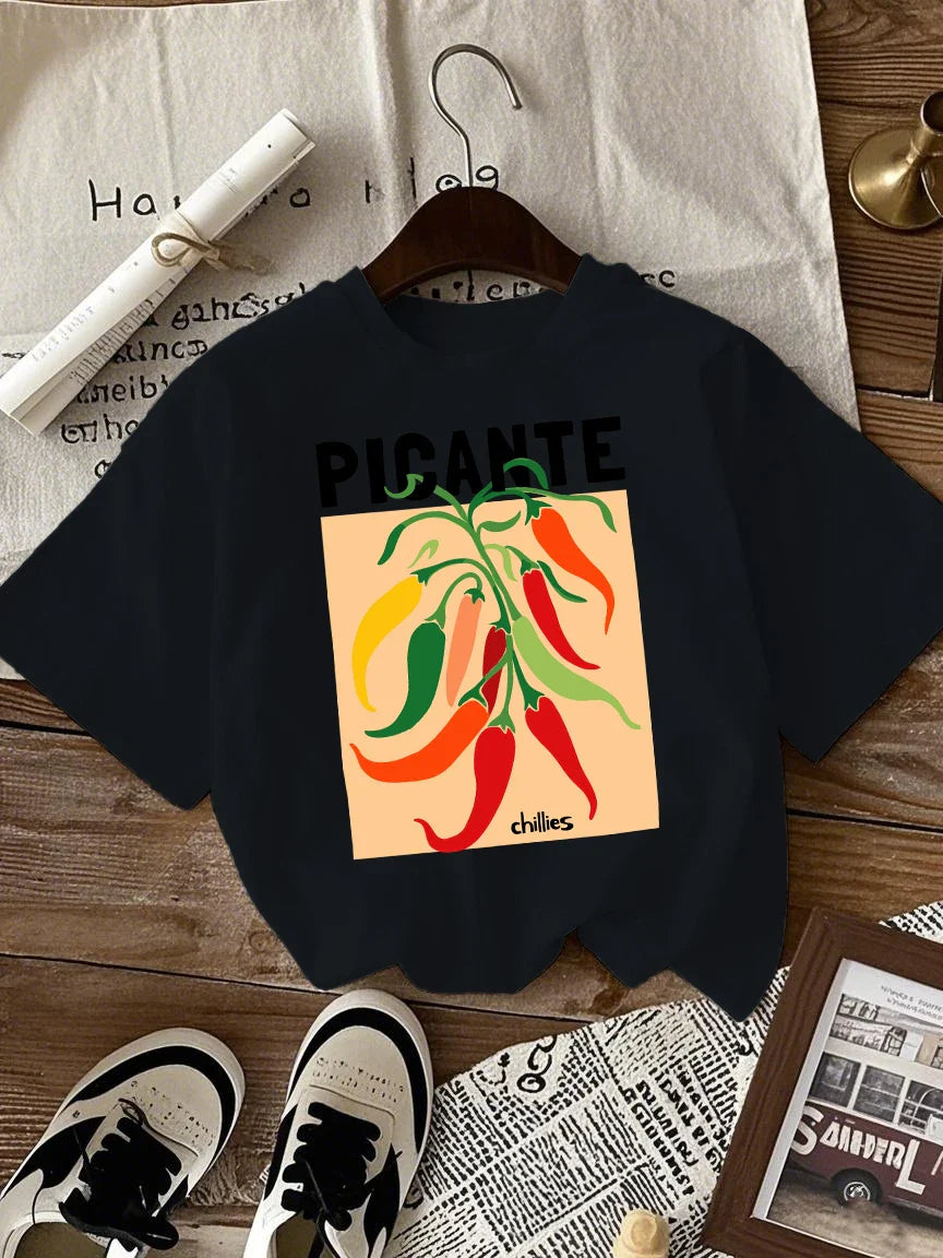 Picante Chillies Streetwear Cotton Tee
