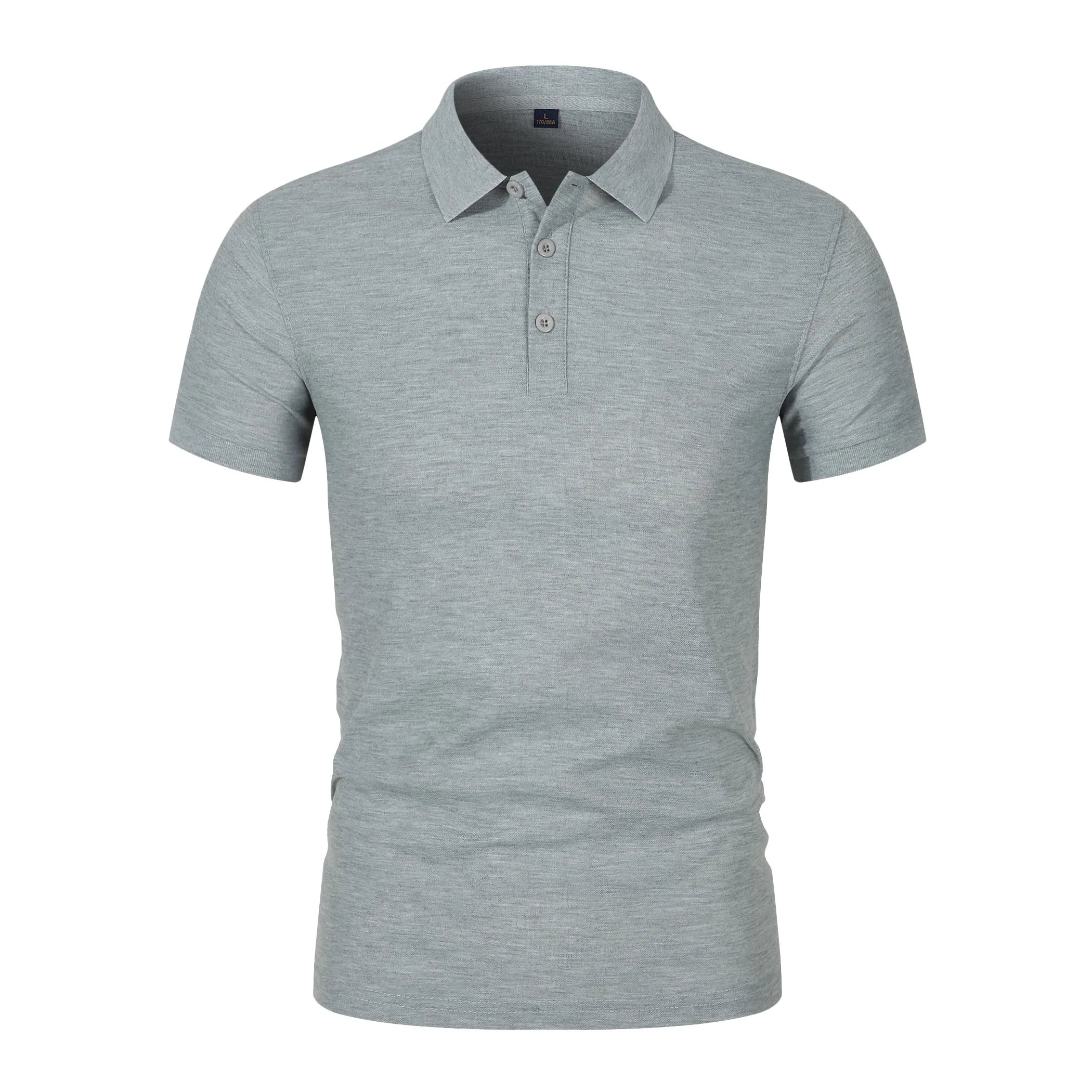 2025 Hot Sale Men's Summer Casual Breathable Comfortable Polo Shirt Men's Solid Color High Quality Short Sleeve T-Shirt ﻿
