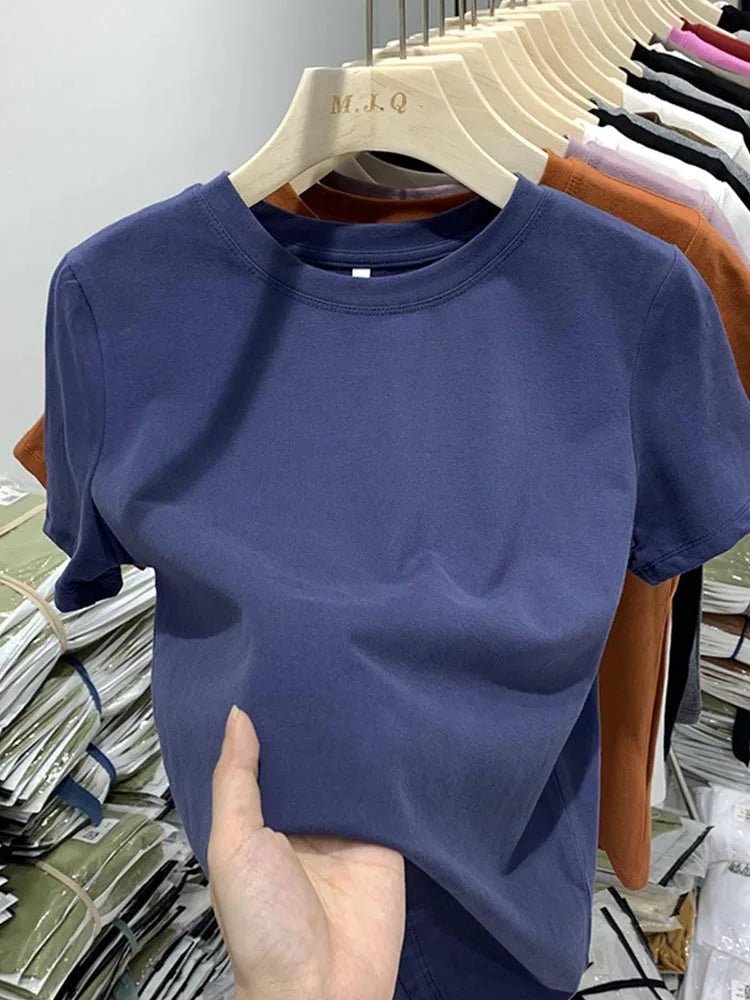 Modern Stretch Casual Summer Tee