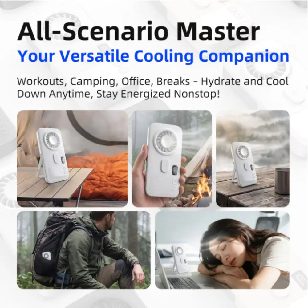Mini Size Handheld Mist Fan USB Powered Compact Design Portable Mist Fan Moisturizing Function Mist Sprayer USB Rechargeable Fan