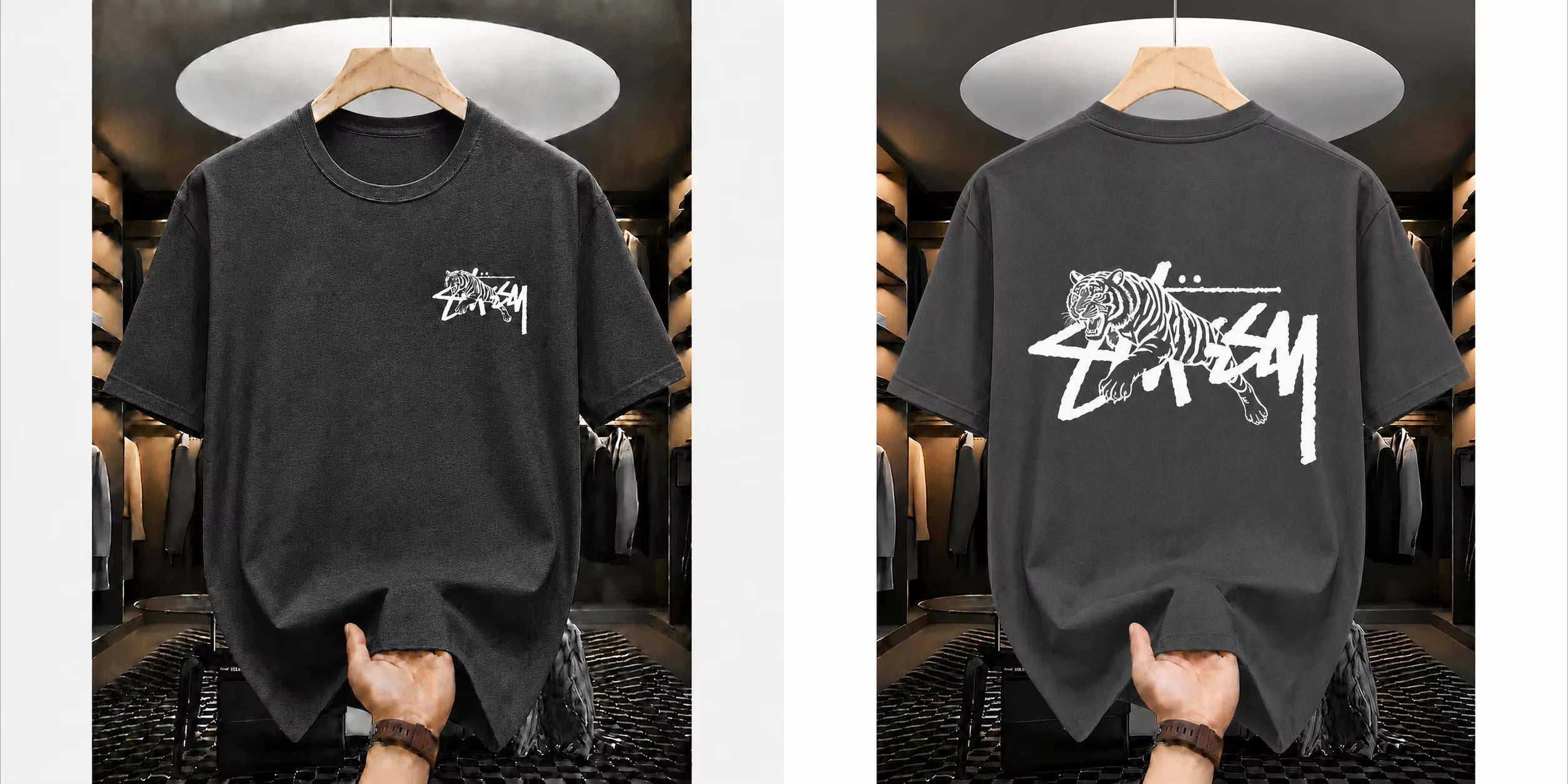 2026 Summer New Women's T-shirts Luxury Printed Top Pattern Short Sleeve Hip Hop T-shirt Men's Clothing Women's Alphabet T Shirt