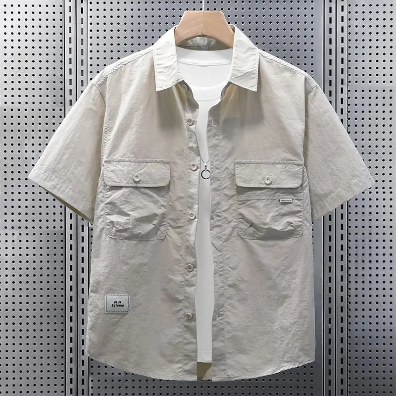 Loose Summer Casual Shirt Men
