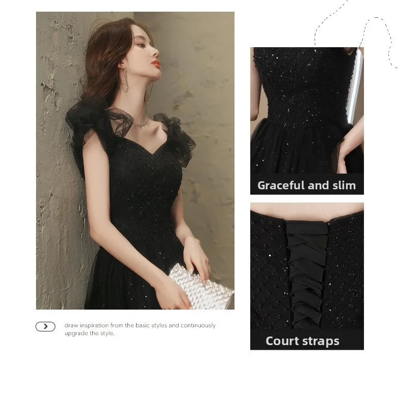 Elegant Backless Evening Prom Dress