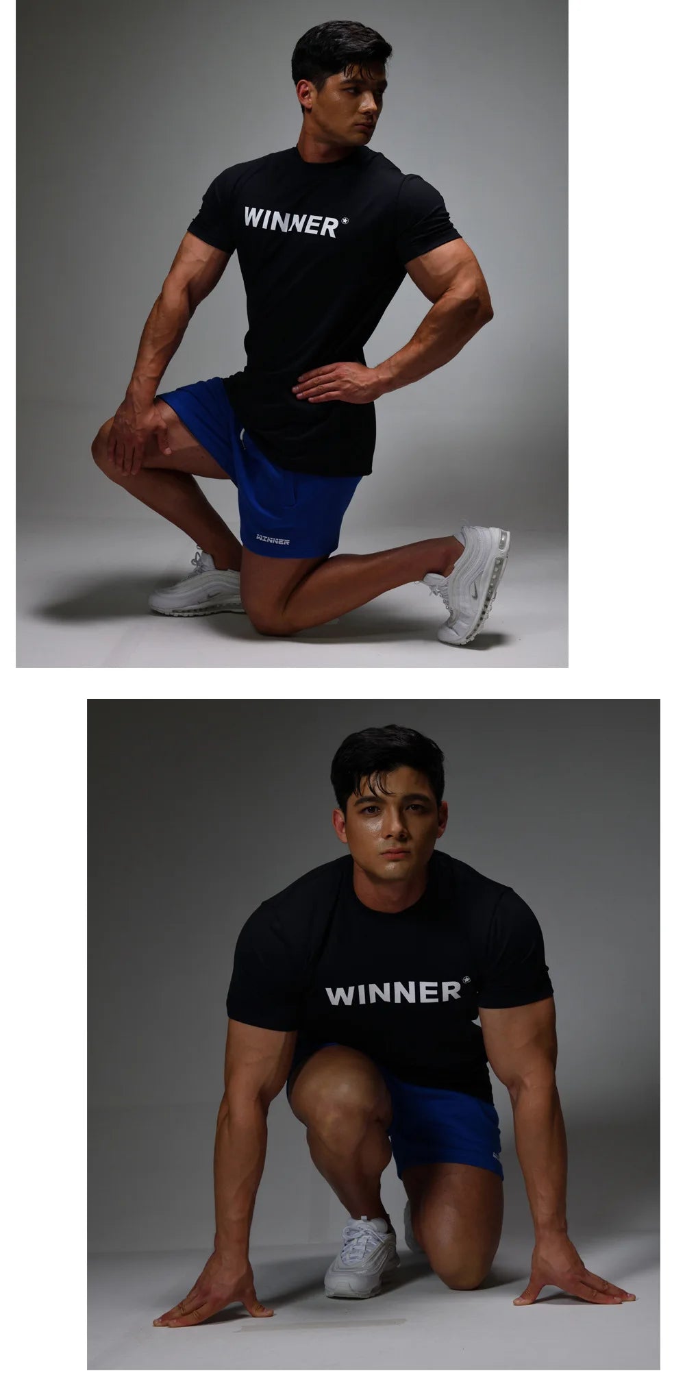 Men Muscle Shirt Slim Fit Bodybuilding Tshirt Men Workout Fitness Shirts Top Tees