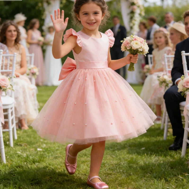 Elegant Bow Princess Party Dress
