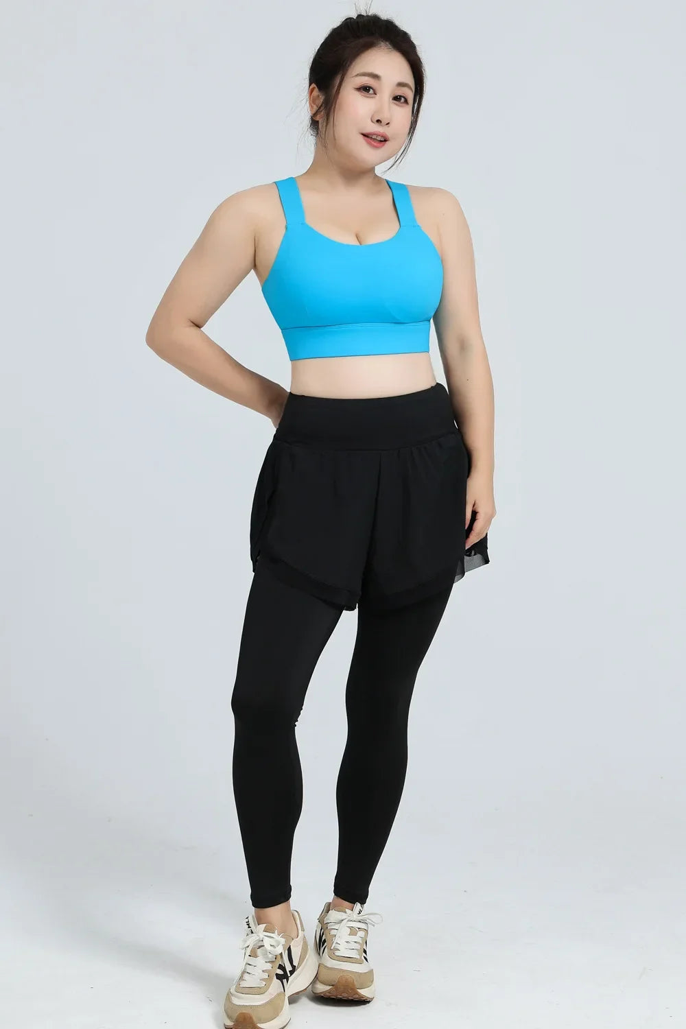 S-5XL High Impact Sports Bras for Women Push Up Sports Bra Racerback Sports Workout Bra Running Plus Size Bra