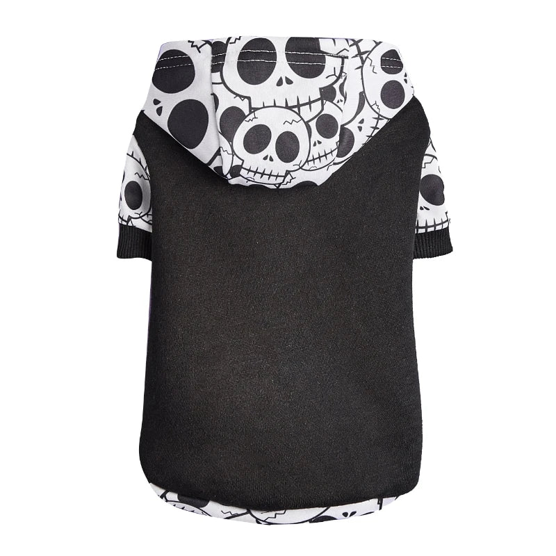 Halloween Print Pet Hoodie Sweatshirt