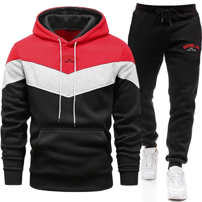 Men’s Autumn–Winter Sporty Jogger Set