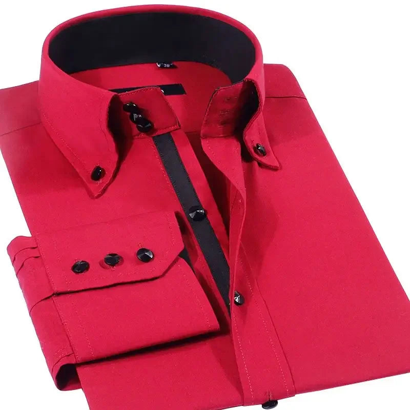 Korean Slim Non-Iron Dress Shirt